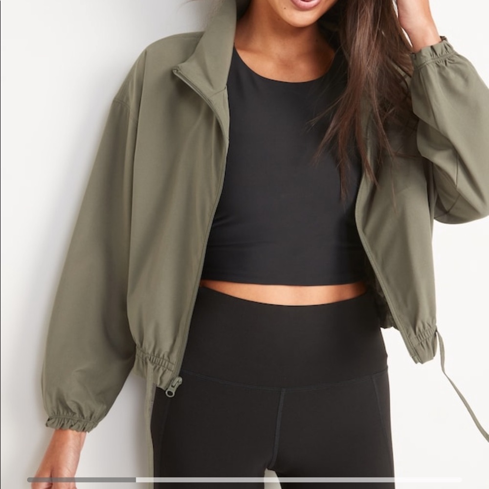 BLACK cropped jacket